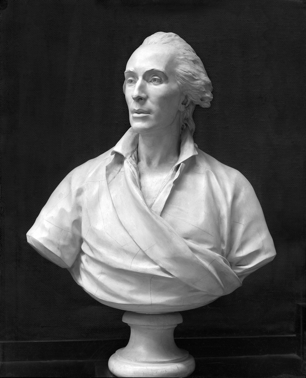 Jean-Baptiste de Piquet (1729-86) Marquis de Mejanes (1729-86) 1786 (marmori) tekijältä Jean Antoine Houdon