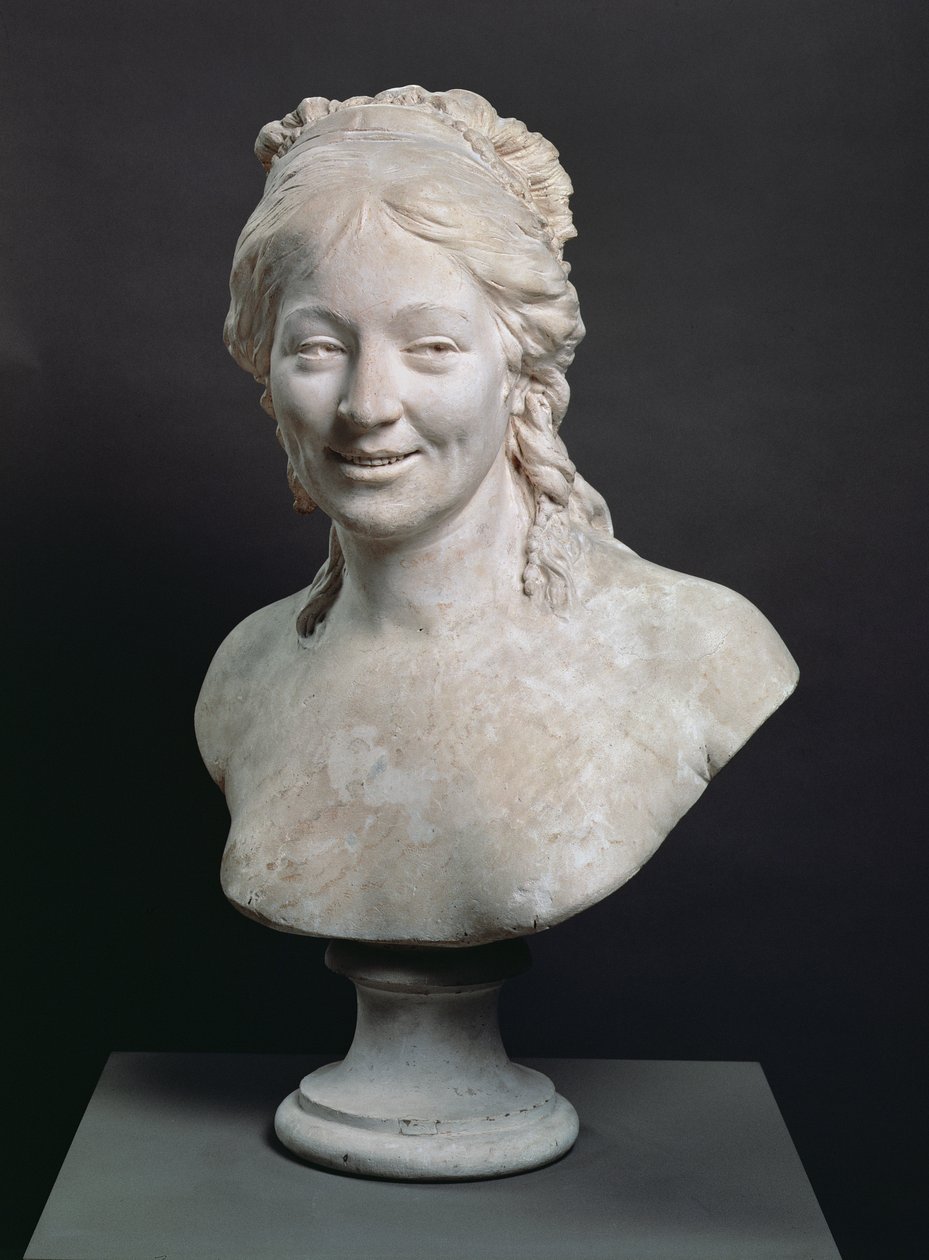 Taiteilijan vaimon Madame Houdonin muotokuva 1786 (kipsi) tekijältä Jean Antoine Houdon