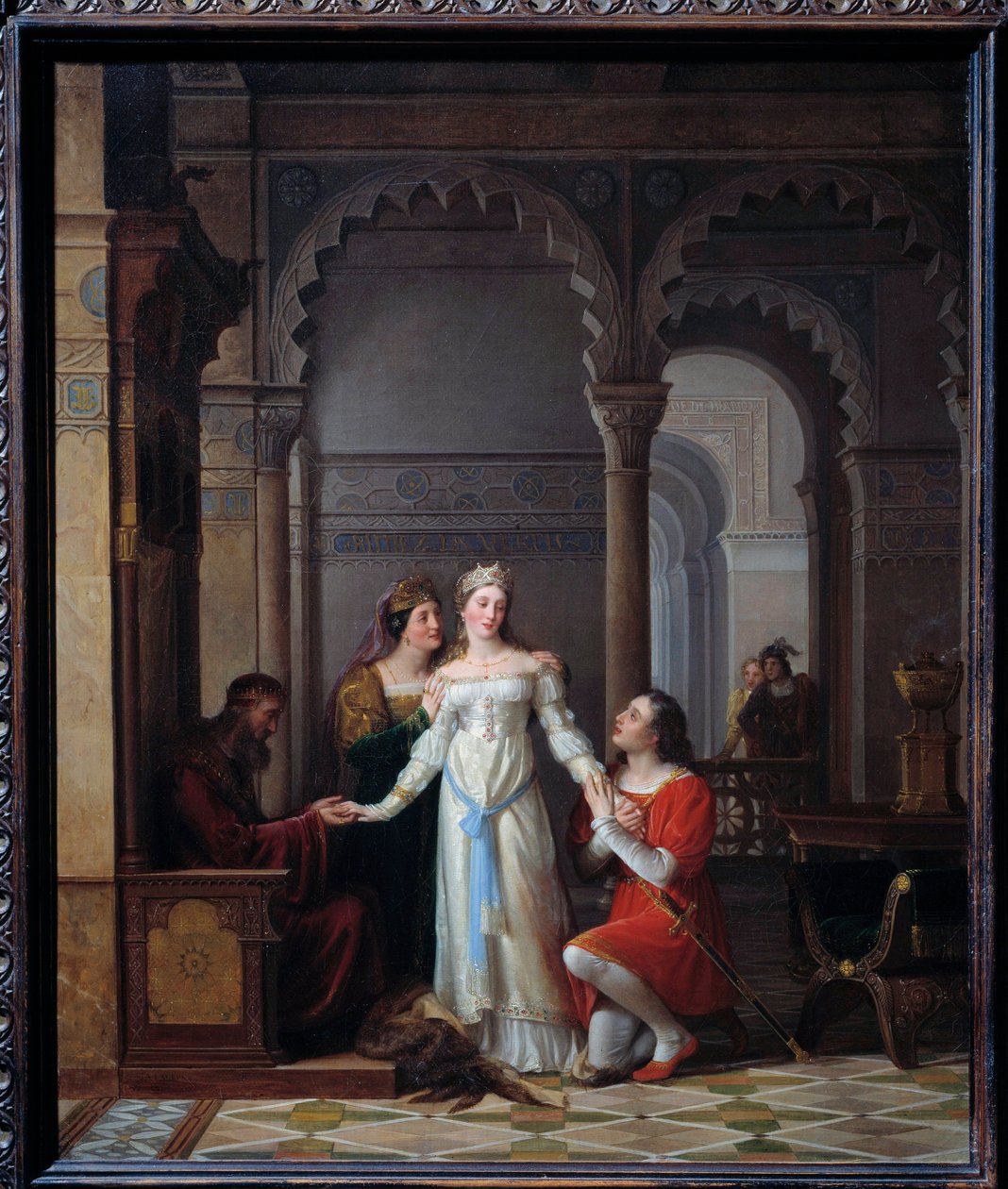 Aasinnahka Kuva Charles Perraultin (1628-1703) samannimisestä tarinasta, joka edustaa nuorta prinsessaa rakastuneen isänsä palatsissa. Jean Antoine Laurentin (1763-1832) maalaus 1819 su. 0,55x0,45 m Bourg en Bresse, musee de tekijältä Jean Antoine Laurent