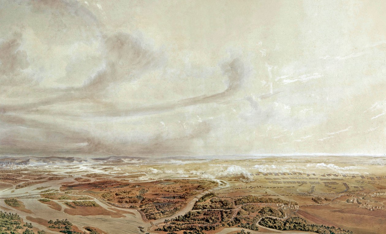 Wagramin taistelu (5.-6. heinäkuuta 1809): Ranskan voitto itävaltalaisia vastaan tekijältä Jean Antoine Simeon Fort
