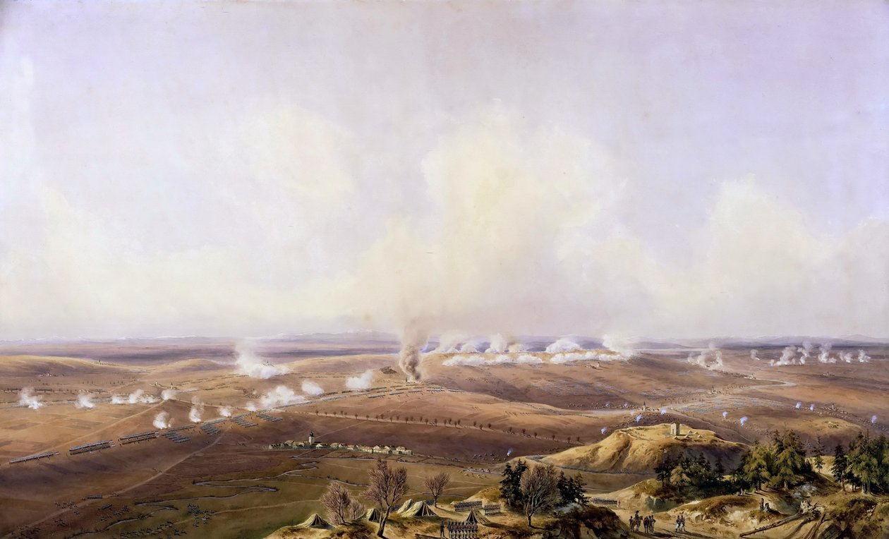 Austerlitzin taistelu 2. joulukuuta 1805 tekijältä Jean Antoine Simeon Fort