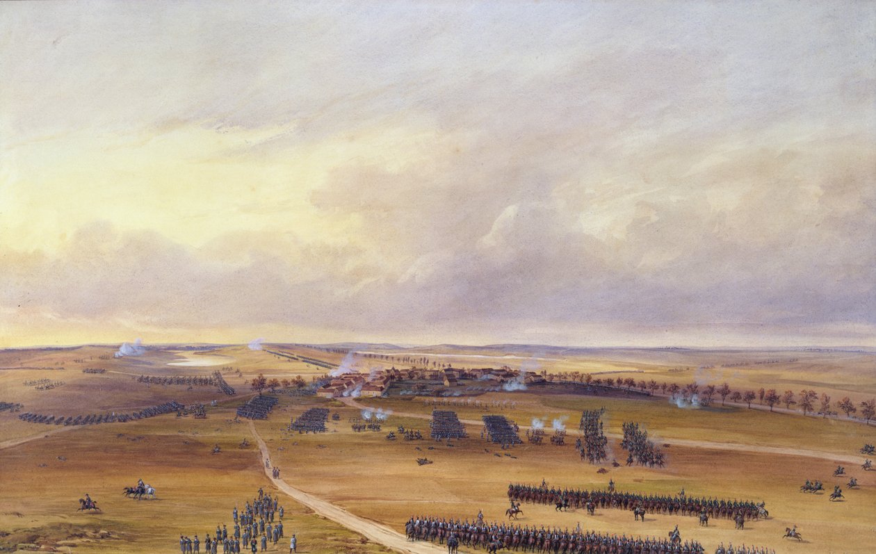 Champaubertin taistelu, 10. helmikuuta 1814, 1849 (wc paperilla) tekijältä Jean Antoine Simeon Fort
