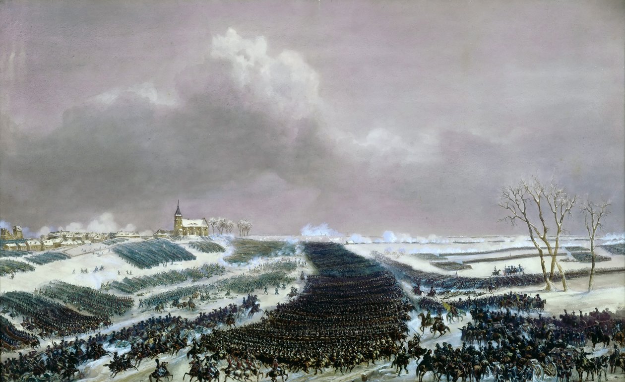 Preussisch-Eylaun taistelu 8. helmikuuta 1807 tekijältä Jean Antoine Simeon Fort