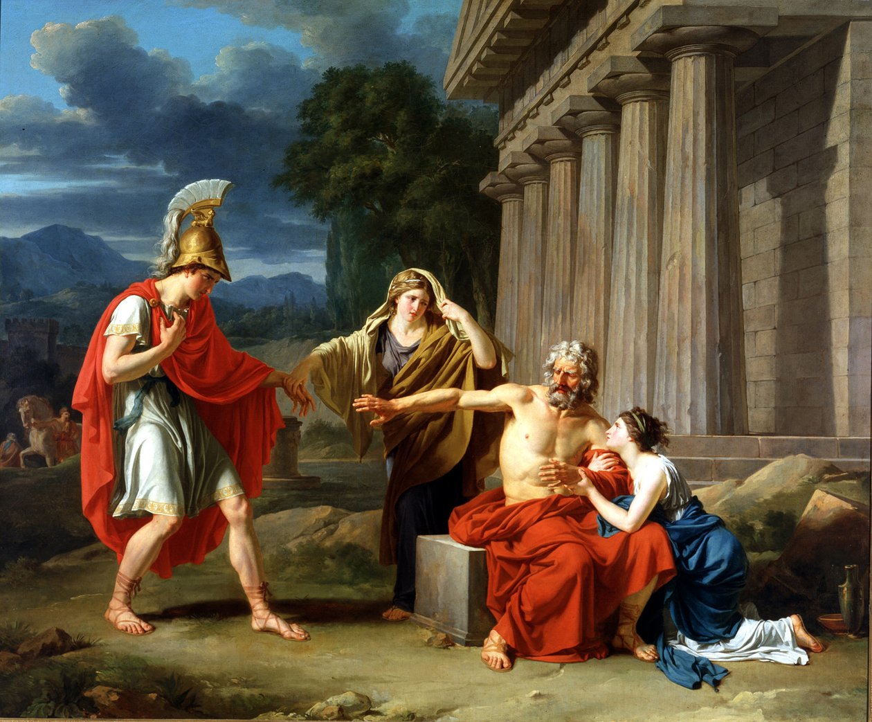 Oidipus Kolonoksella tekijältä Jean Antoine Théodore Giroust