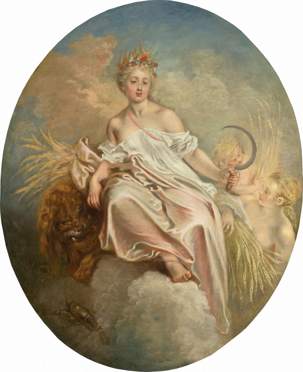 Ceres Summer, c. 17171718. tekijältä Jean Antoine Watteau