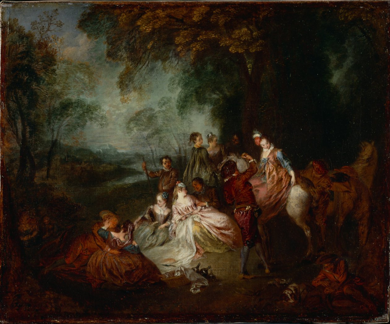 Fete Champetre tekijältä Jean Antoine Watteau