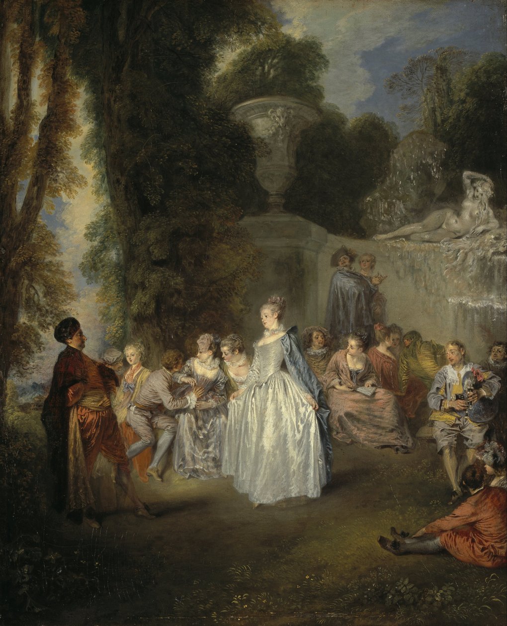 Venetsialaiset festivaalit tekijältä Jean Antoine Watteau