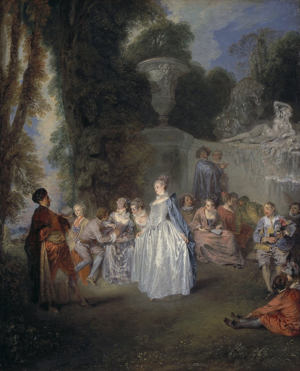 Venetsialaiset festivaalit tekijältä Jean Antoine Watteau