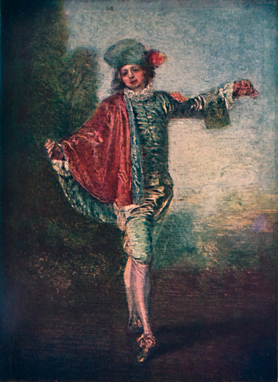 LIrifferent, c1717, 1911 tekijältä Jean Antoine Watteau