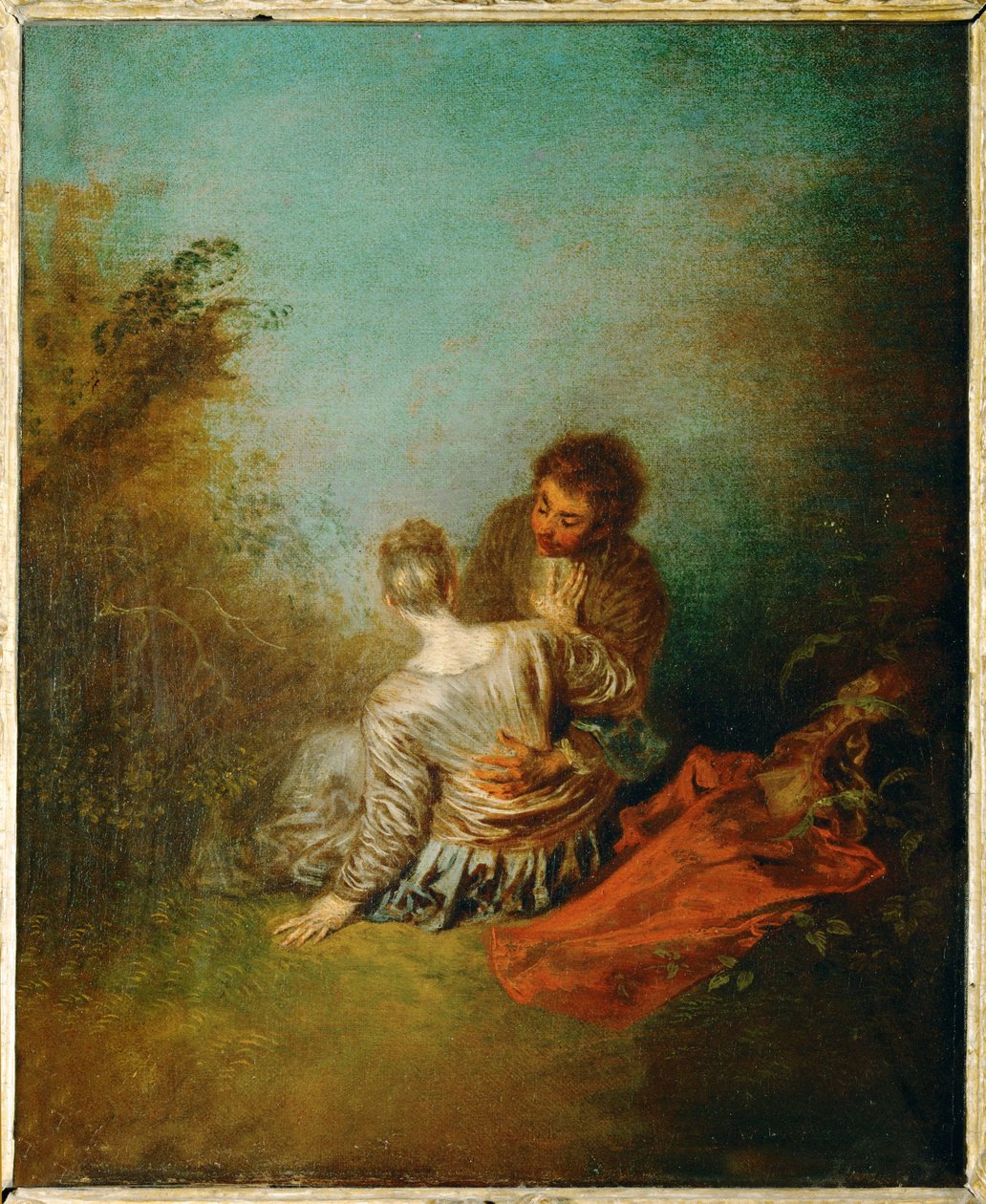Le Faux Pas ... tekijältä Jean Antoine Watteau