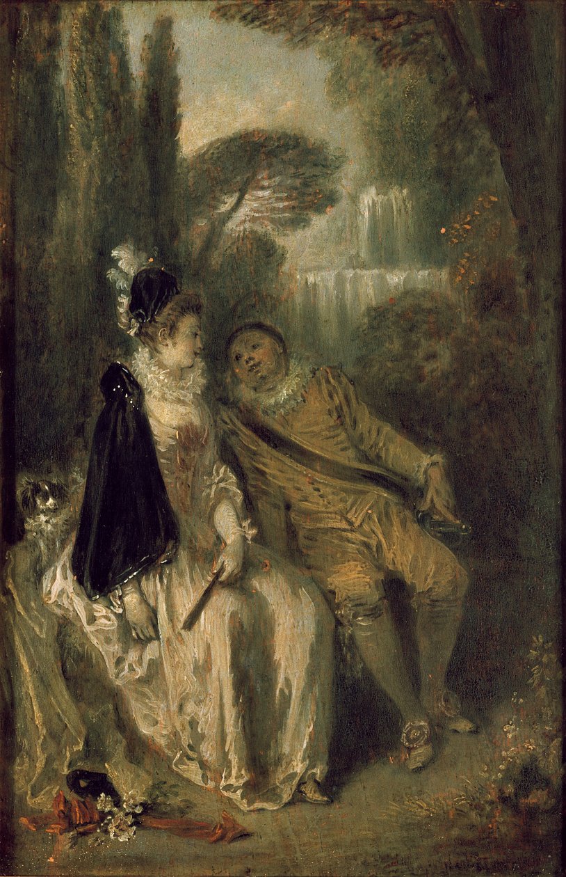 The Gracious Rest, s. 1713 tekijältä Jean Antoine Watteau