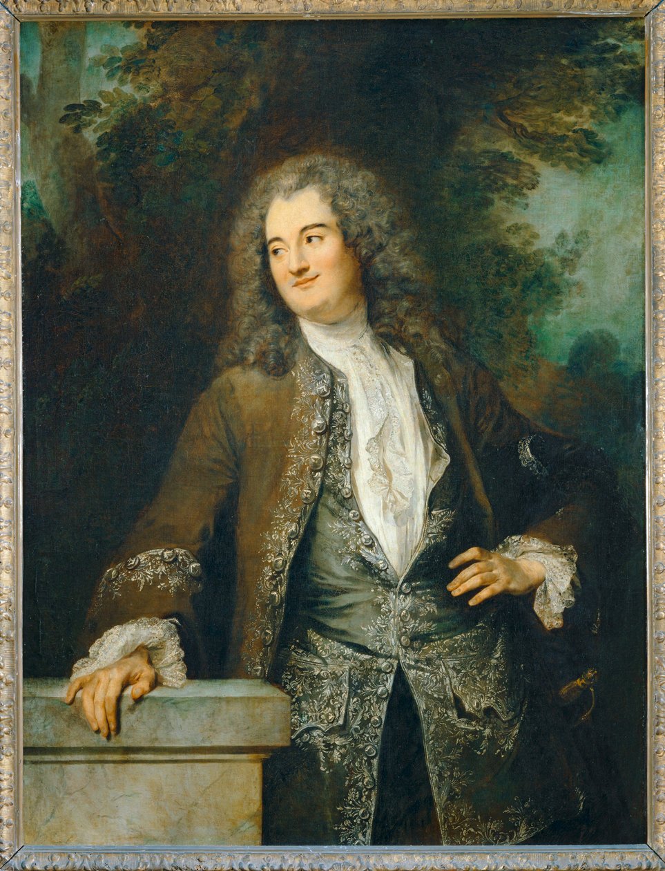 Aatelismiehen muotokuva ... tekijältä Jean Antoine Watteau