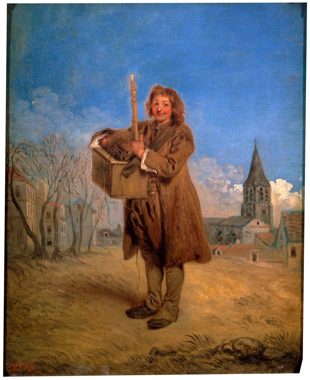 Savoyard murmelin kanssa, 1716. tekijältä Jean Antoine Watteau
