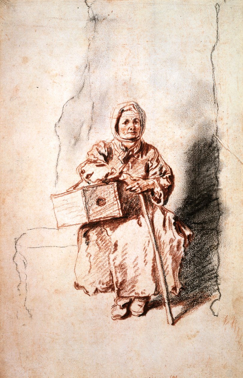 Savoyard, 1715 tekijältä Jean Antoine Watteau