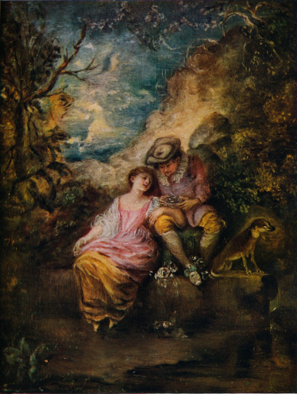Pastoraaliset kohtaukset, c1710 tekijältä Jean Antoine Watteau