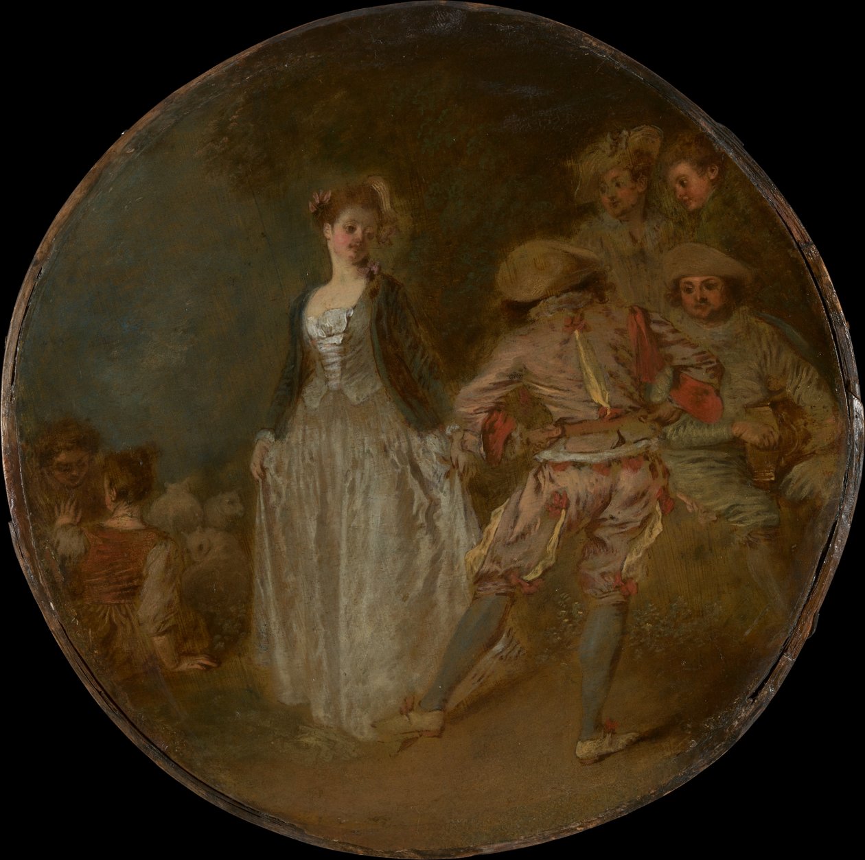 Country Dance tekijältä Jean Antoine Watteau