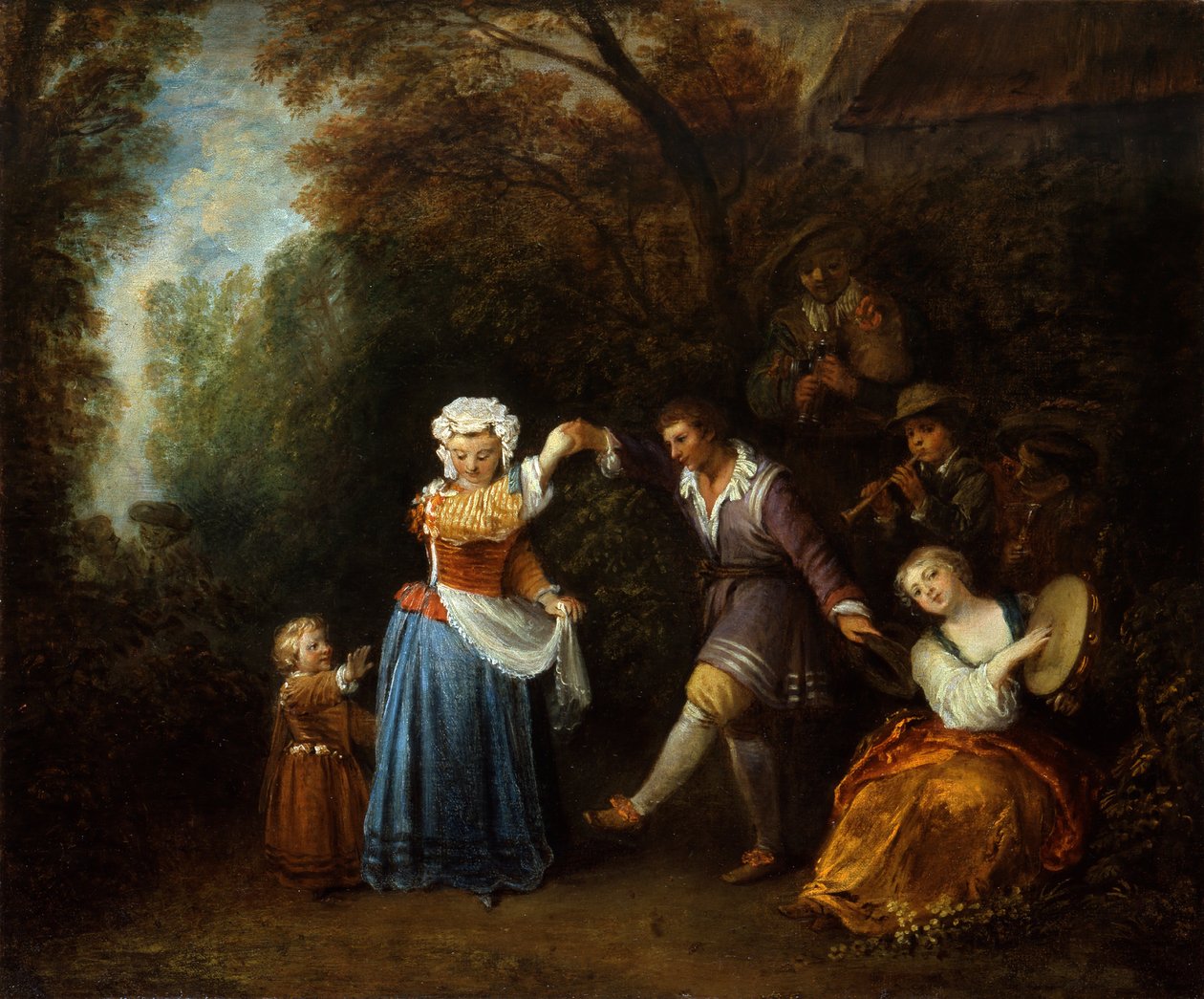 Maalaistanssi tekijältä Jean Antoine Watteau