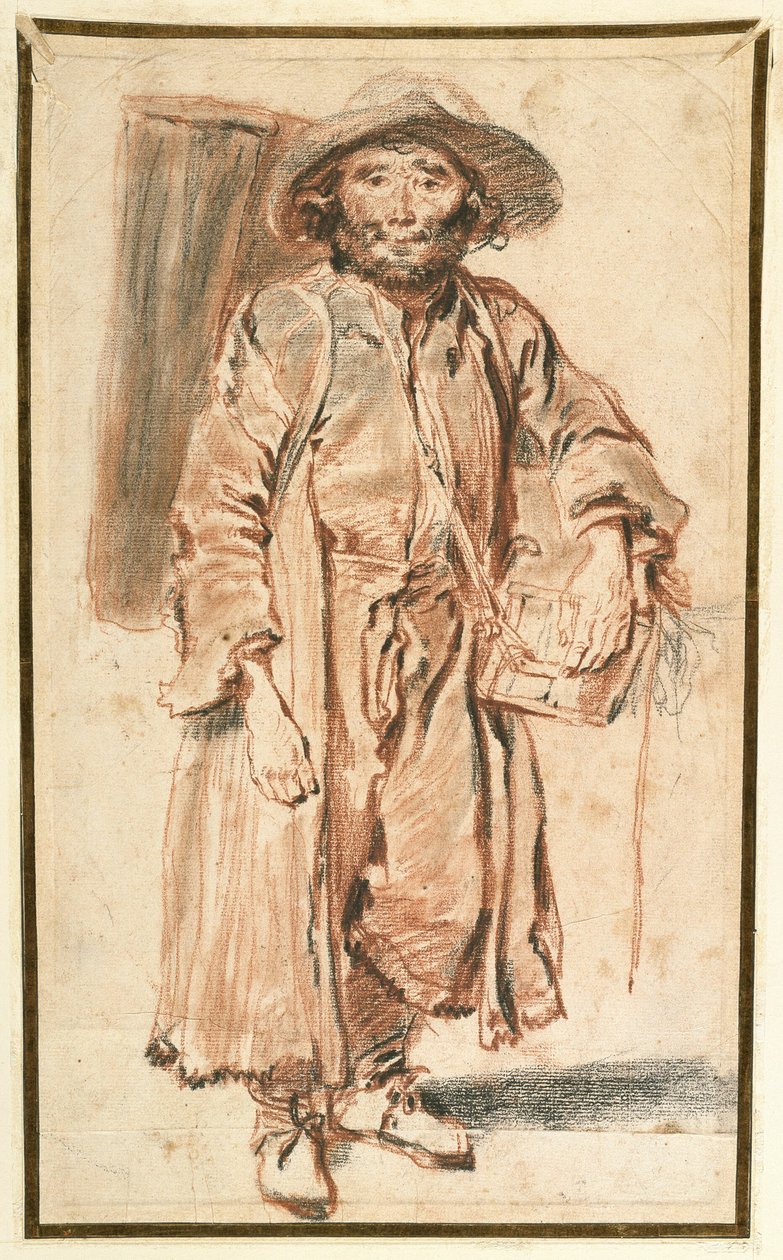 Vanha Savoyard tekijältä Jean Antoine Watteau
