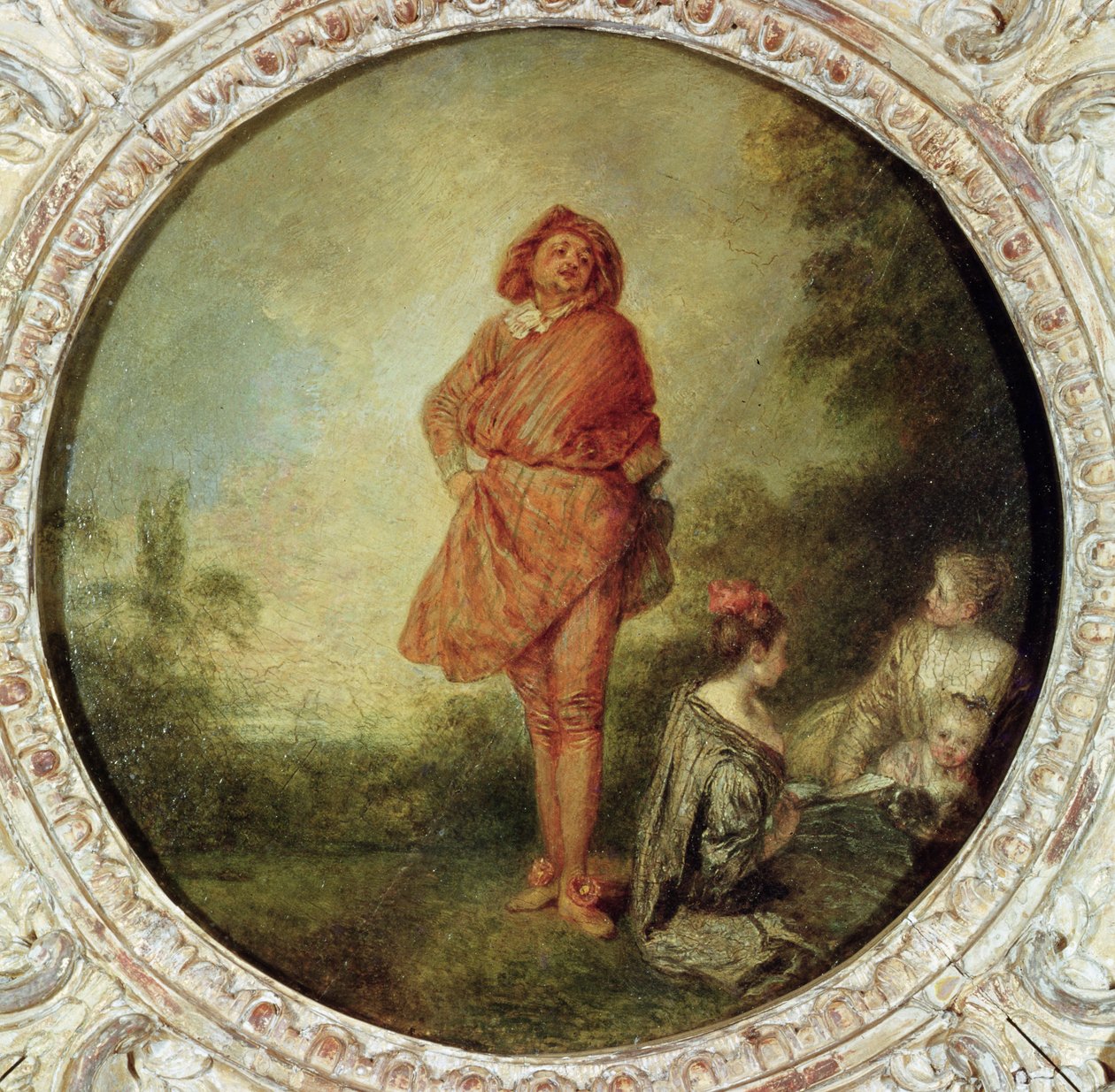 Ylpeä mies, 1715 tekijältä Jean Antoine Watteau
