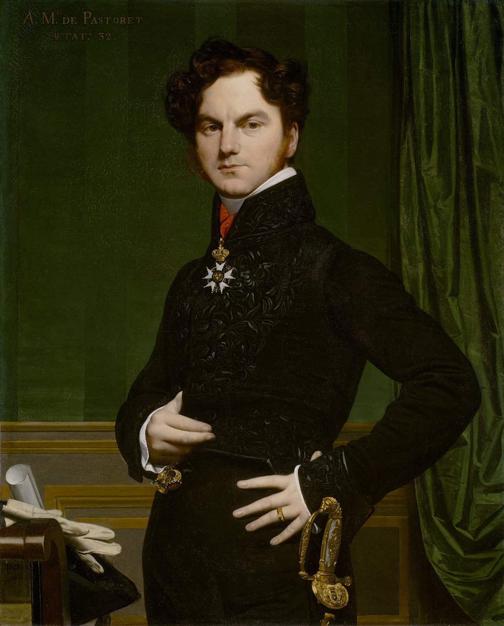 Amédée-David, kreivi Pastoret, 1823-26 tekijältä Jean Auguste Dominique Ingres