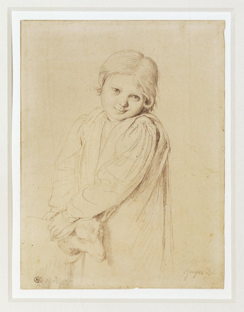 Charlotte-Madeleine Taurel, kaivertajan tytär ... tekijältä Jean Auguste Dominique Ingres