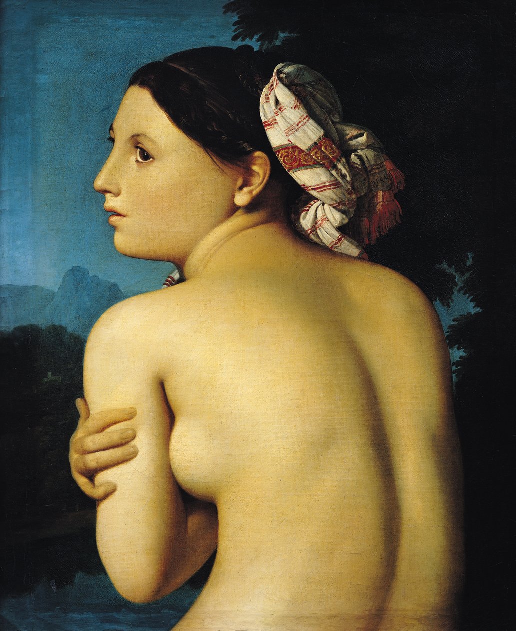 Nainen alaston, 1807 tekijältä Jean Auguste Dominique Ingres