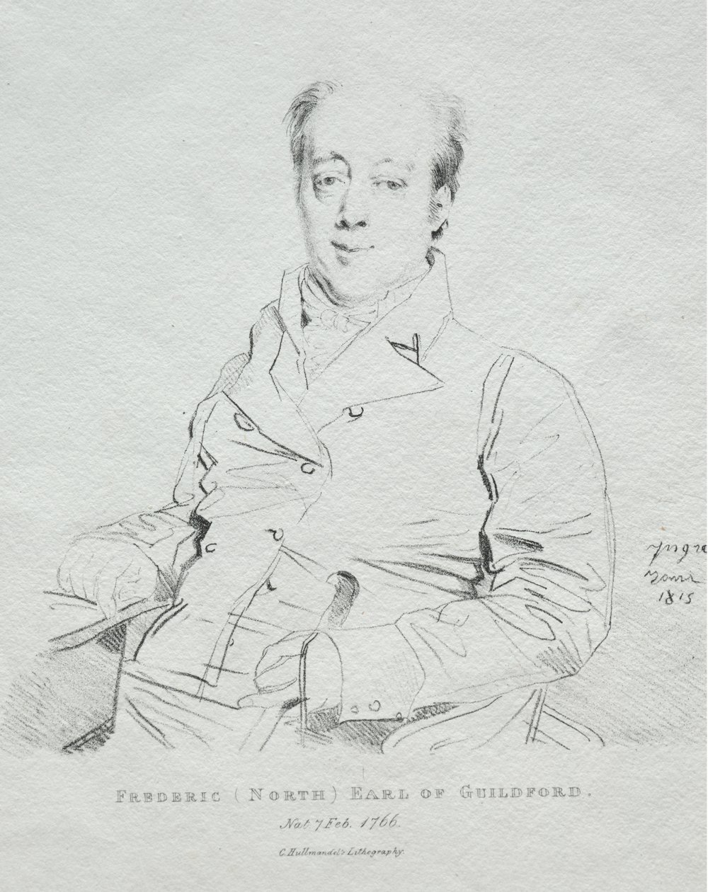 Frederic 5. Earl of Guilford tekijältä Jean Auguste Dominique Ingres