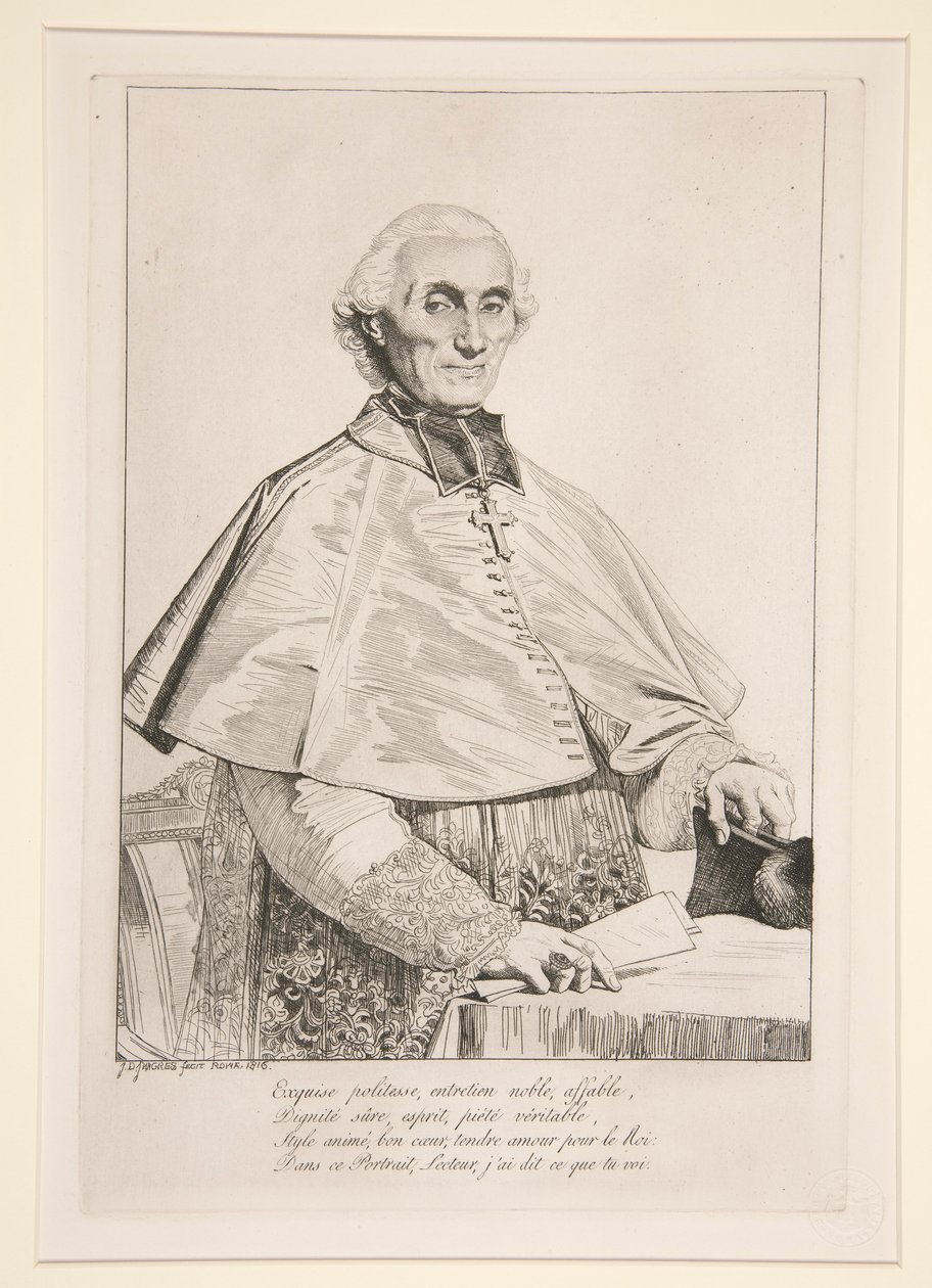 Gabriel Cortois de Pressigny tekijältä Jean Auguste Dominique Ingres