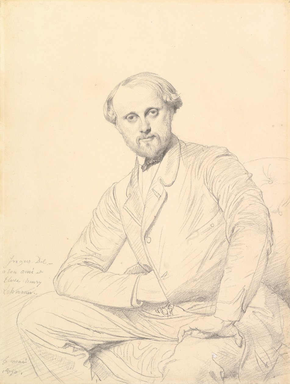 Henri Lehmann tekijältä Jean Auguste Dominique Ingres