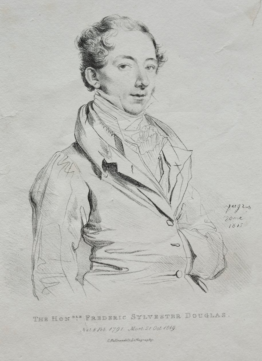 Arvoisa Frederic Sylvester Douglas, 1815. tekijältä Jean Auguste Dominique Ingres