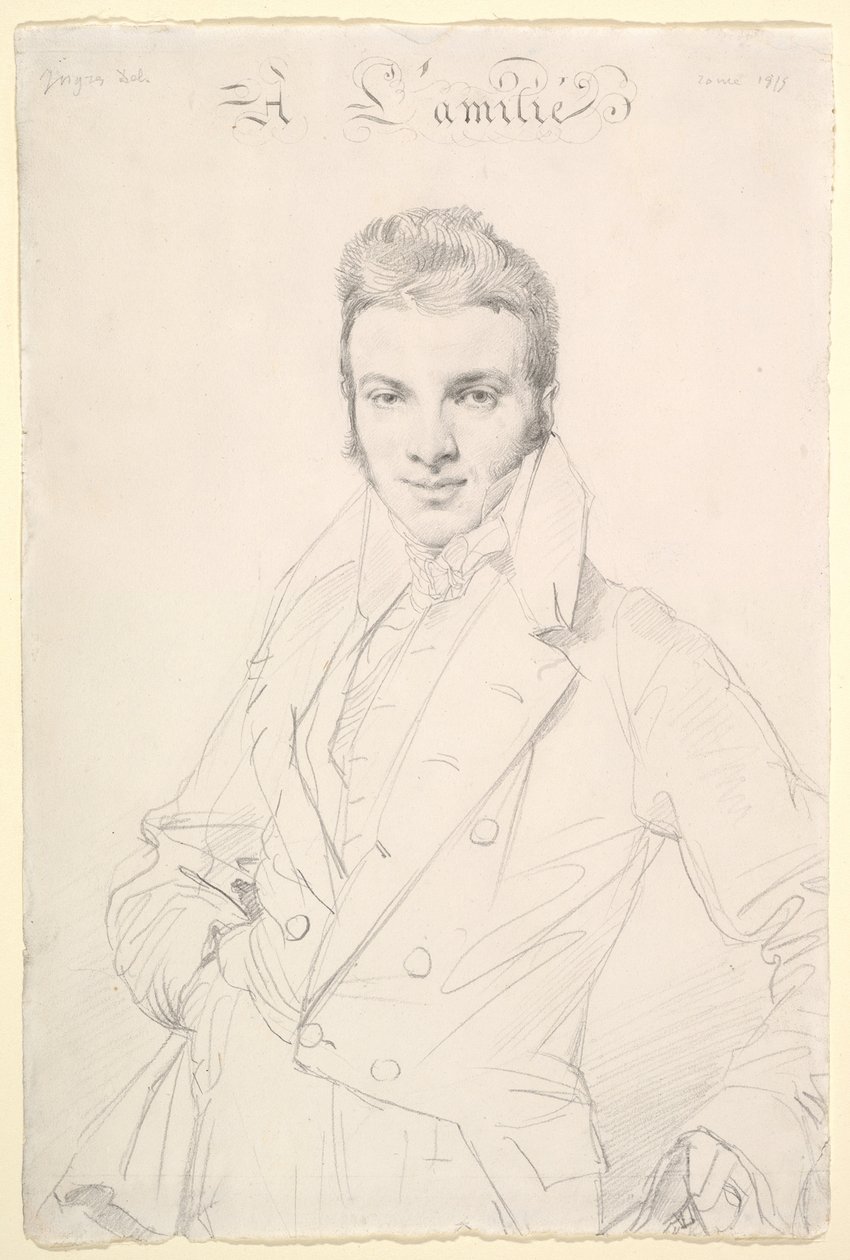 Jean-Joseph Fournier tekijältä Jean Auguste Dominique Ingres
