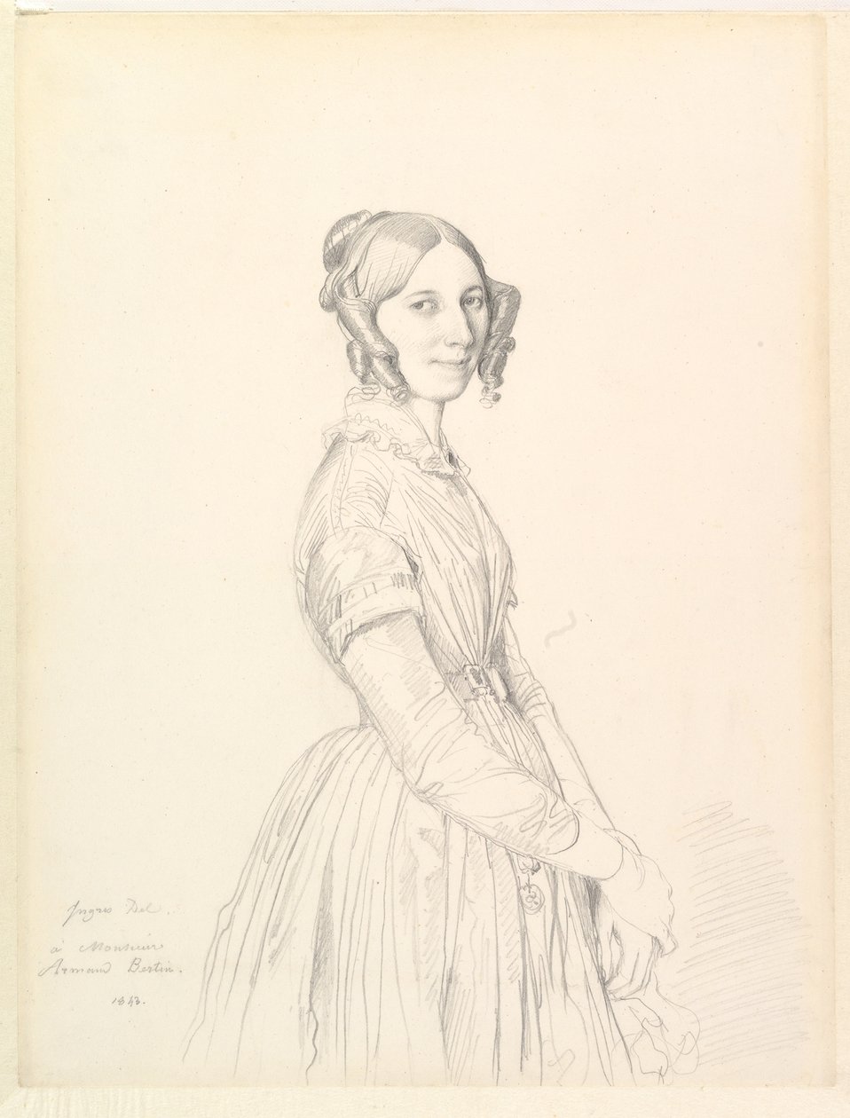 Madame Armand Bertin, o.s. Marie-Anne-Cécile Dollfuss tekijältä Jean Auguste Dominique Ingres