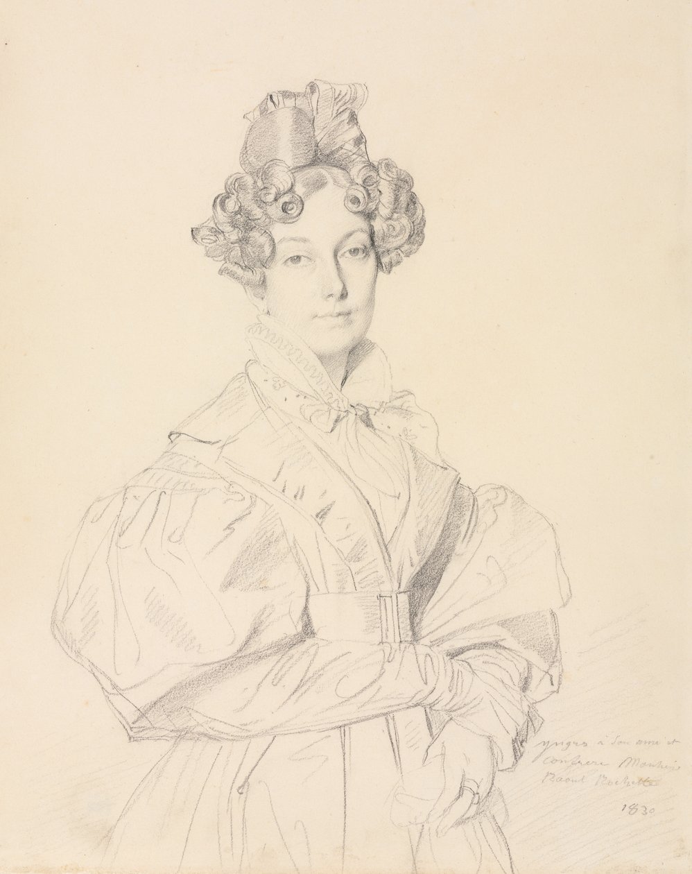 Rouva Désiré Raoul-Rochette tekijältä Jean Auguste Dominique Ingres