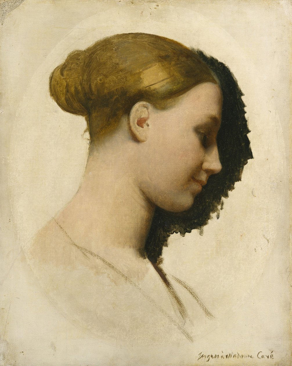 Madame Edmond Cavé Marie-Élisabeth Blavot, syntynyt 1810, n. 1831-34. tekijältä Jean Auguste Dominique Ingres