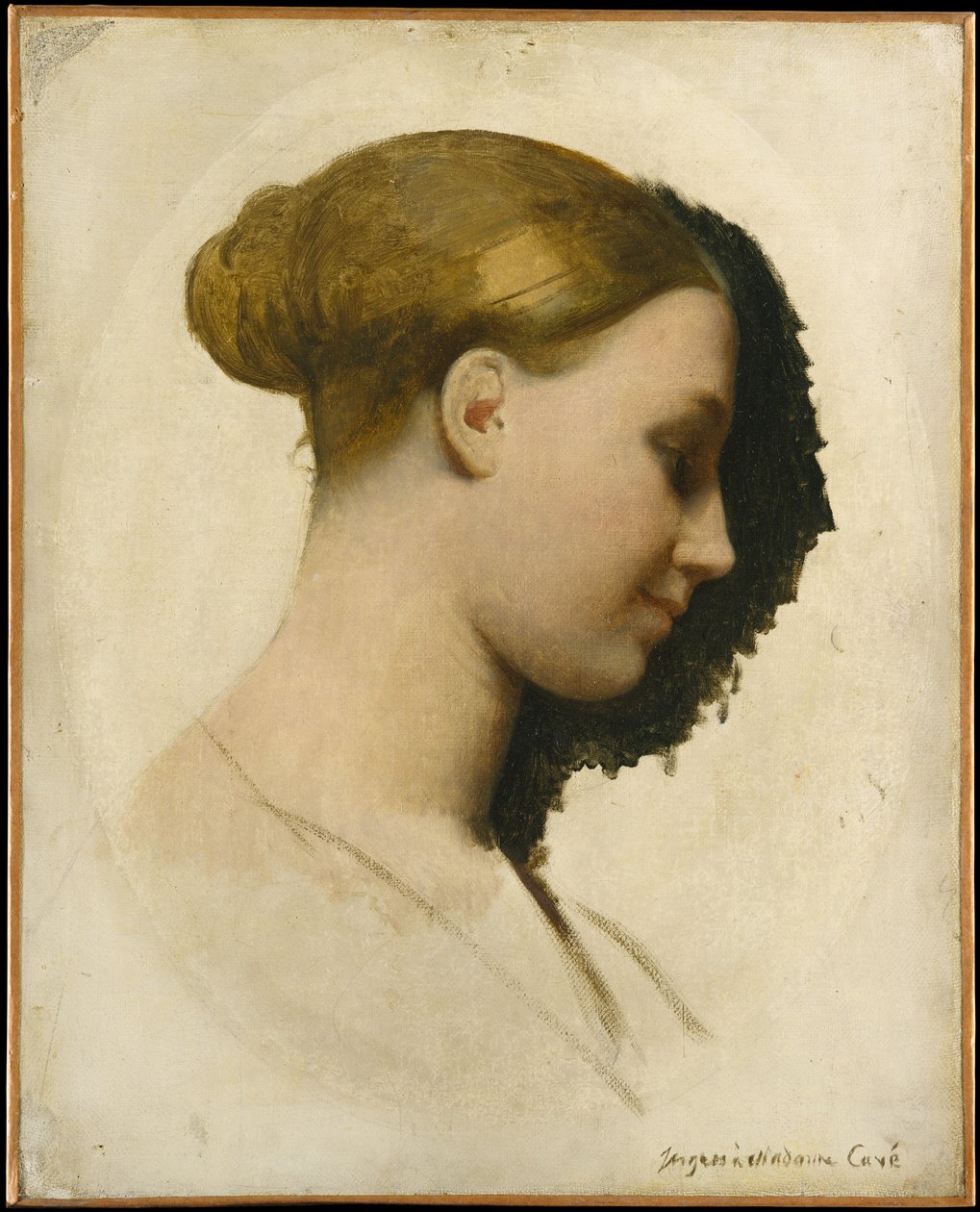 Rouva Edmond Cavé (Marie-Élisabeth Blavot, s. 1810) tekijältä Jean Auguste Dominique Ingres