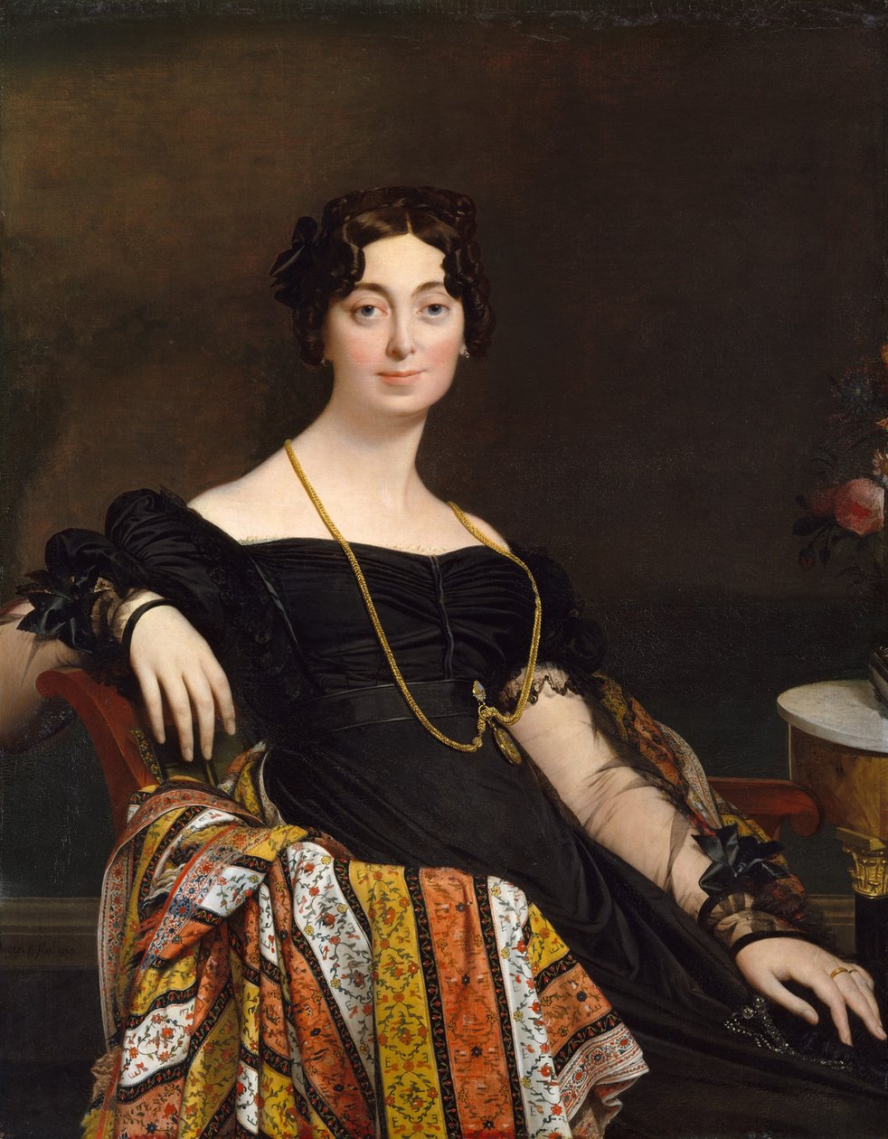 Madame Jacques-Louis Leblanc Françoise Poncelle, 1788-1839, 1823. tekijältä Jean Auguste Dominique Ingres