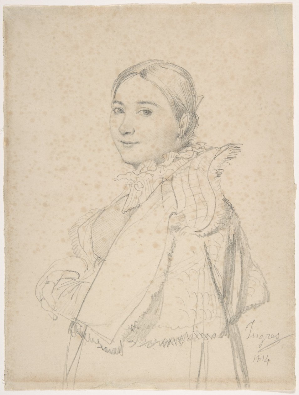 Rouva Jean-Auguste-Dominique Ingres, o.s. Madeleine Chapelle tekijältä Jean Auguste Dominique Ingres