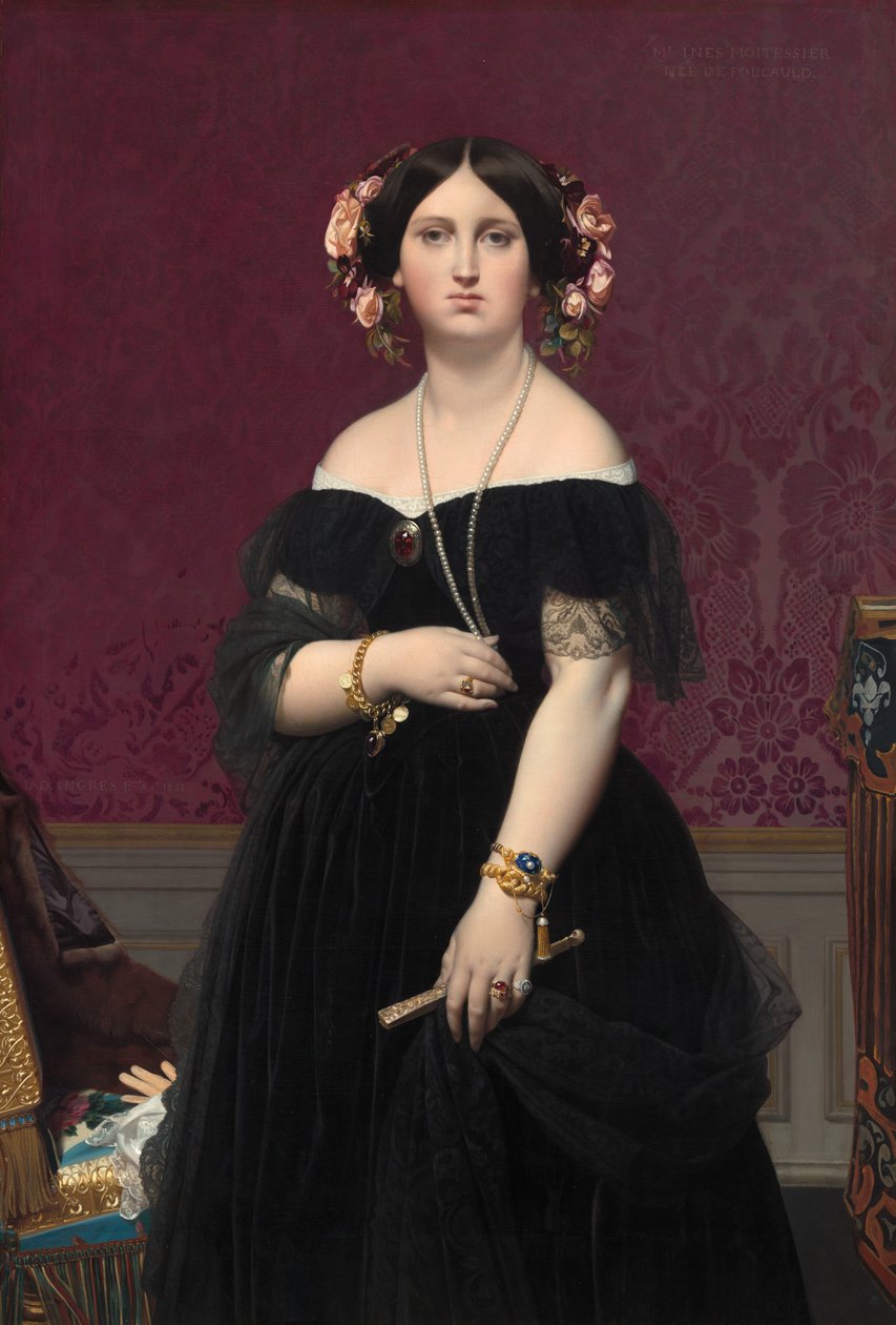 Rouva Moitessier tekijältä Jean Auguste Dominique Ingres