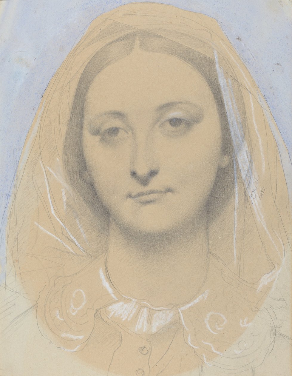 Neiti Mary de Borderieux(?) tekijältä Jean Auguste Dominique Ingres