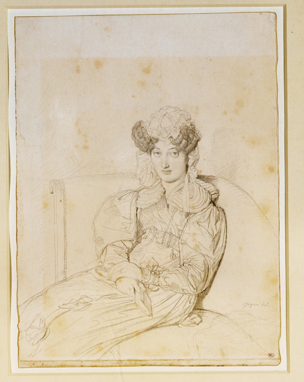 Marie Marcotte de Sainte Marie, Marcotten käly ... tekijältä Jean Auguste Dominique Ingres