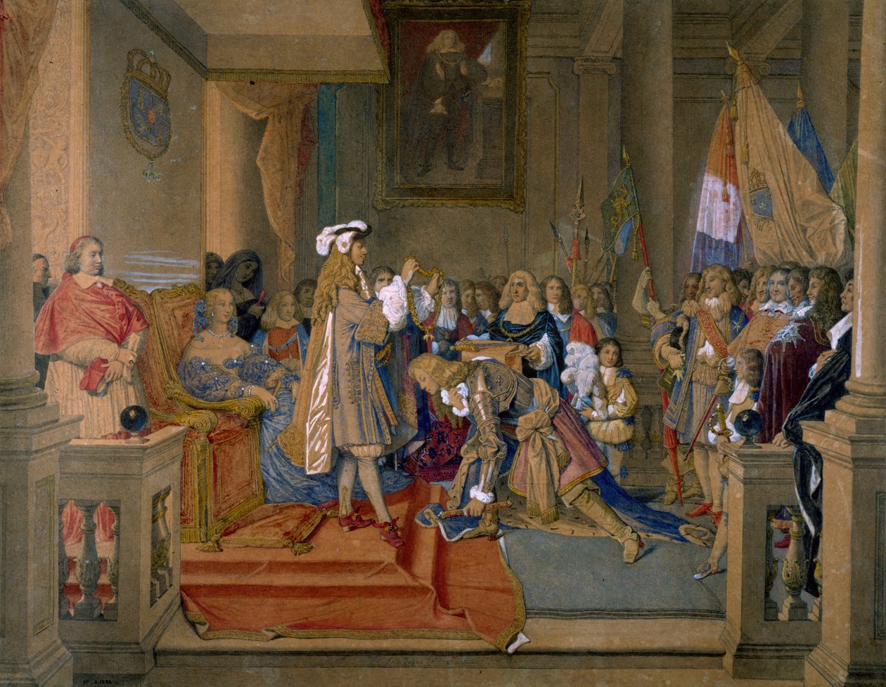Marsalkka Berwick vastaanottaa Espanjan kuninkaalta Philip V:ltä kultaisen fleecen ritarikunnan 1864. tekijältä Jean Auguste Dominique Ingres