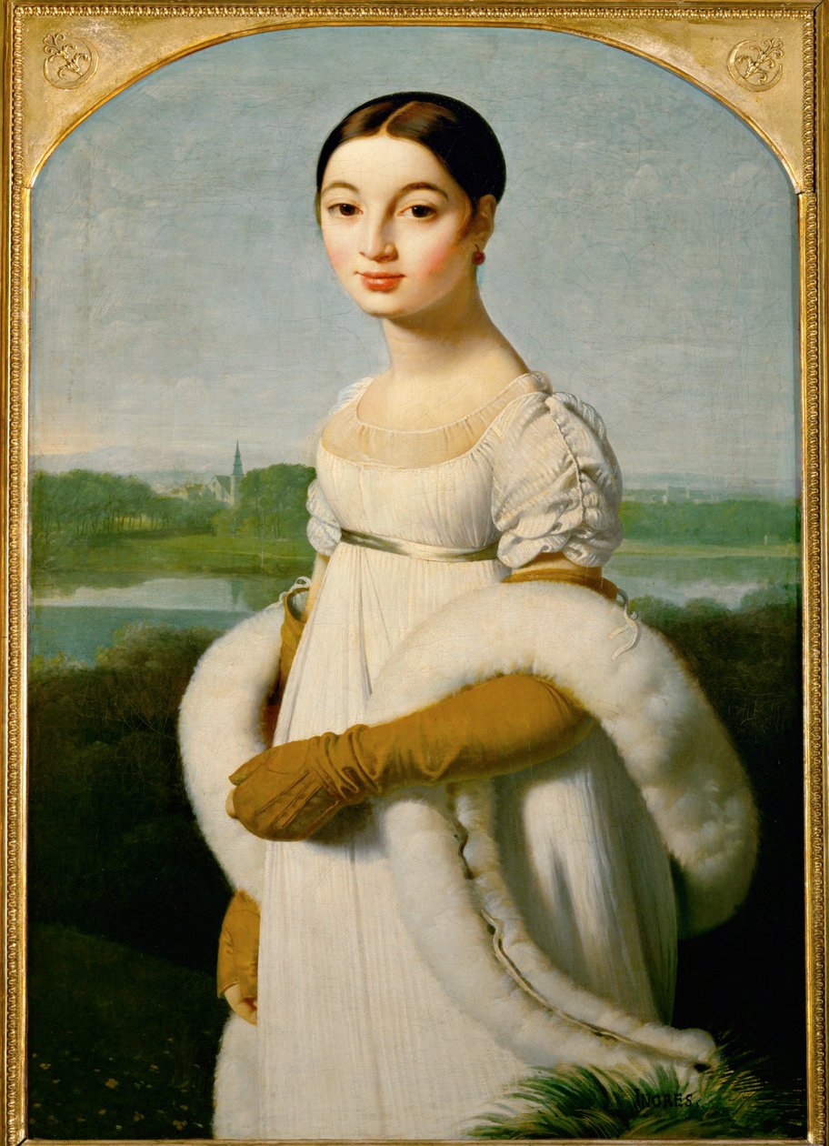 Mlle Caroline Riviere ... tekijältä Jean Auguste Dominique Ingres