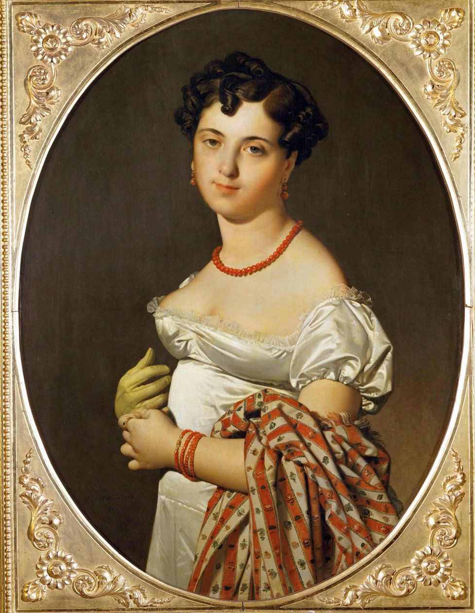Mme Panckoucke, Cecile Bouchet. Maalattu Roomassa ... tekijältä Jean Auguste Dominique Ingres