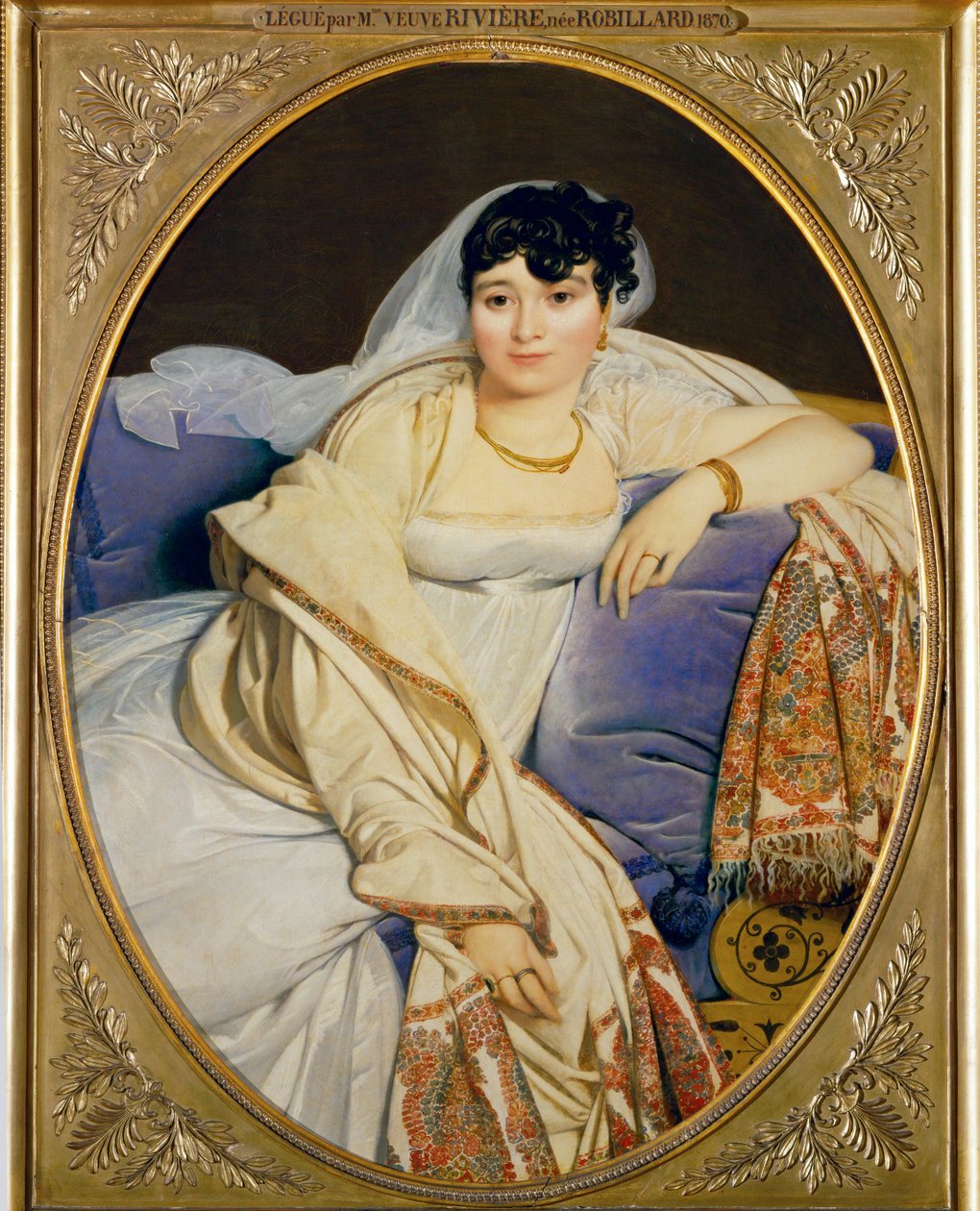 Mme. Riviere, syntyperäinen Marie Francoise Jacquette Bibiane Blot ... tekijältä Jean Auguste Dominique Ingres
