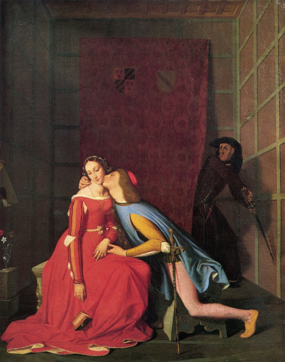 Paolo ja Francesca, 1819. tekijältä Jean Auguste Dominique Ingres