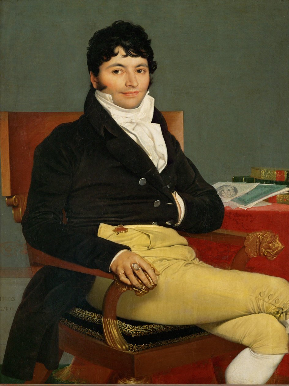 Philibert Riviere, kuninkaan neuvoston vetoomusten päällikkö ... tekijältä Jean Auguste Dominique Ingres