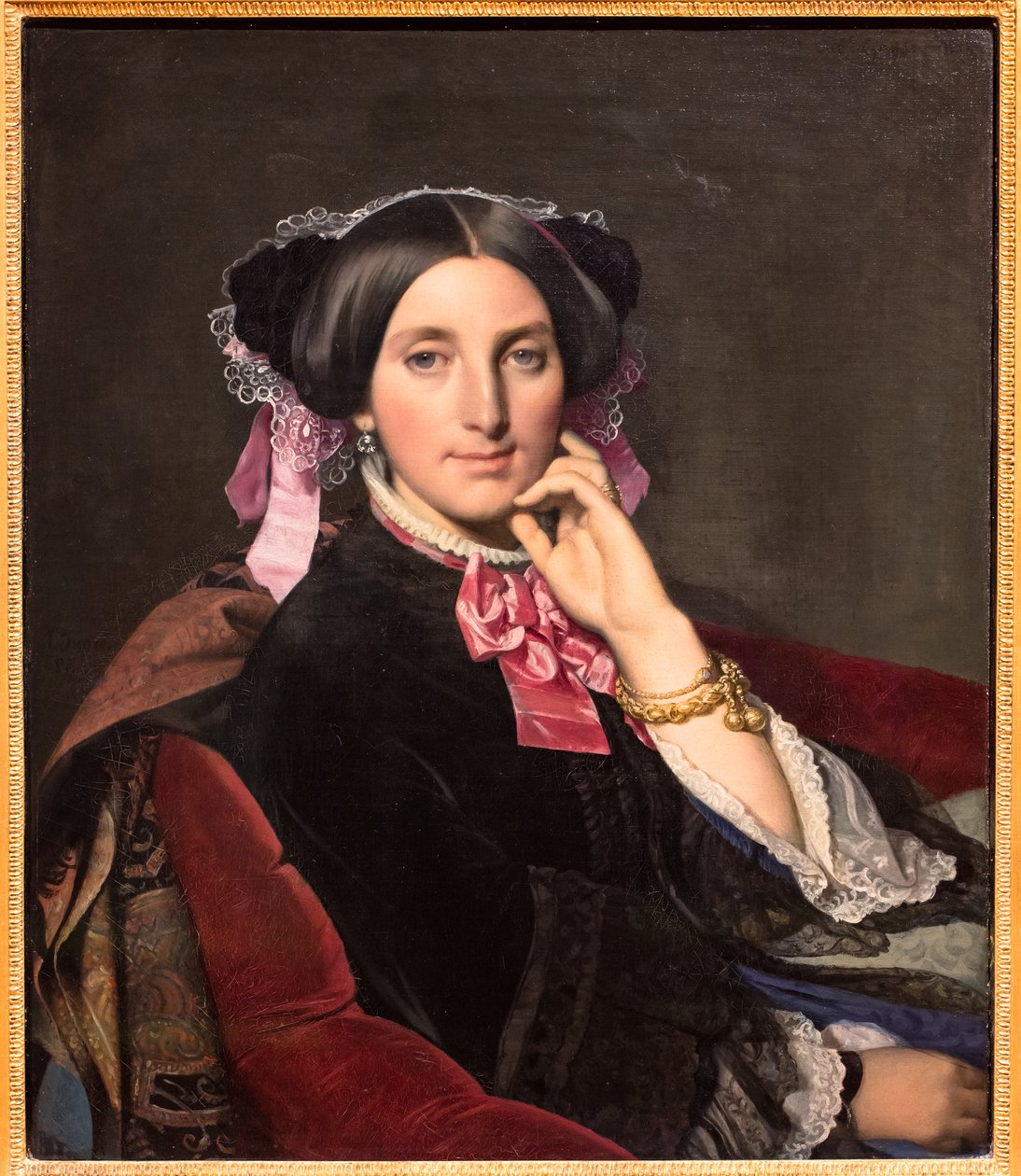 Muotokuva Caroline Gonse tekijältä Jean Auguste Dominique Ingres