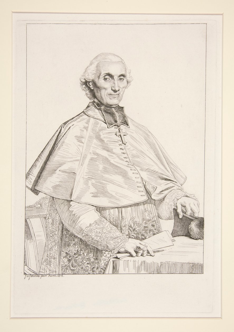 Gabriel Courtois de Pressignyn muotokuva tekijältä Jean Auguste Dominique Ingres
