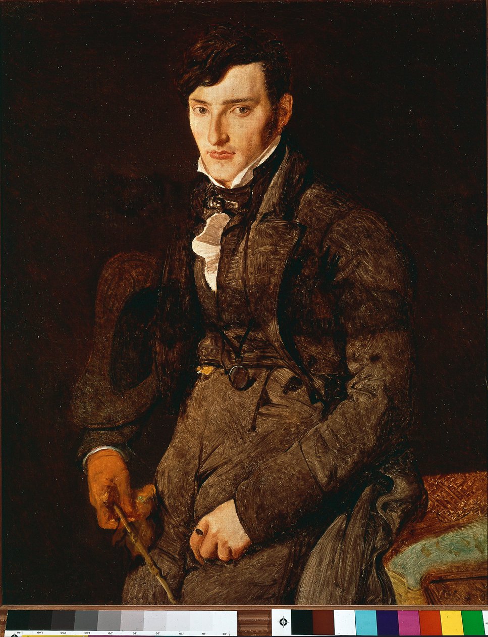 Jean Pierre Francois Gilibertin muotokuva. Keskeneräinen maalaus, joka kuvaa maalarin lapsuudenystävää, jolle hän kirjoitti monia kirjeitä. Jean Auguste Dominique Ingresin maalaus tekijältä Jean Auguste Dominique Ingres