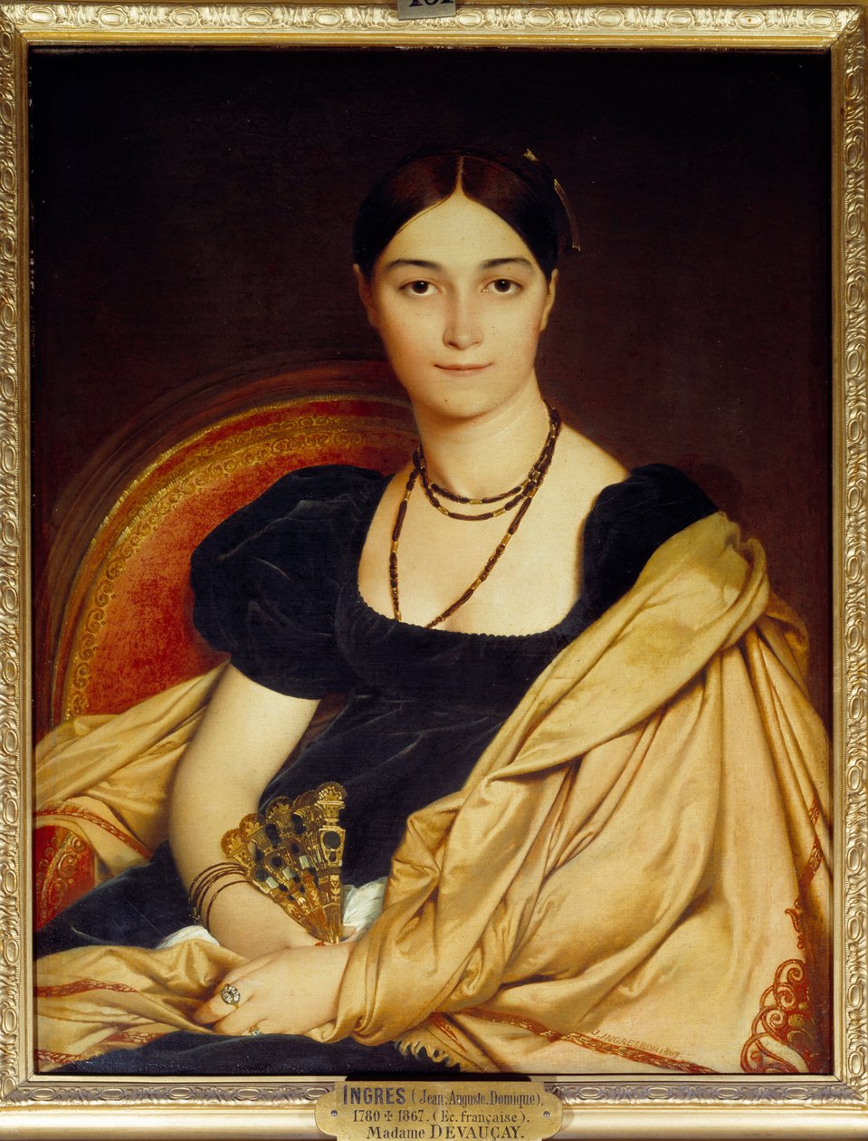 Madame de Vaucayn (tai Devaucayn) muotokuva Nittiksen nee tekijältä Jean Auguste Dominique Ingres